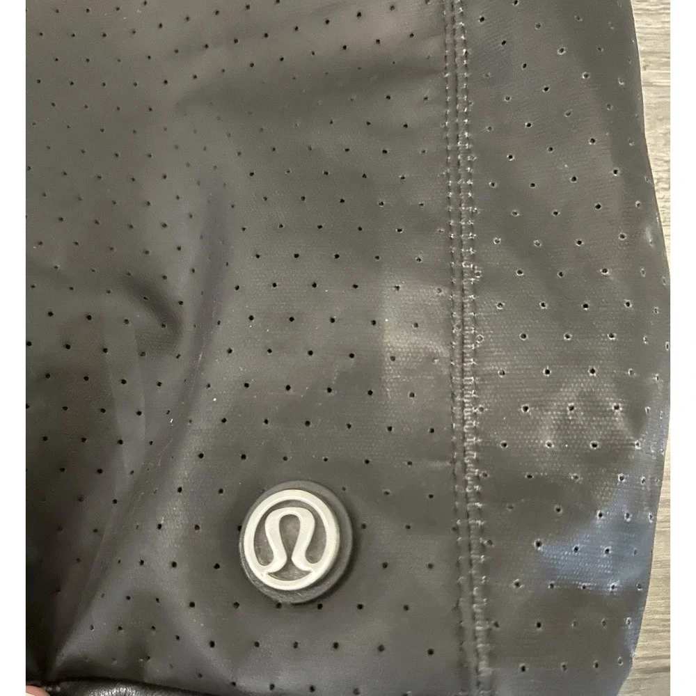 Lululemon Out &‎ About Denim Black Tote Gym Travel Bag